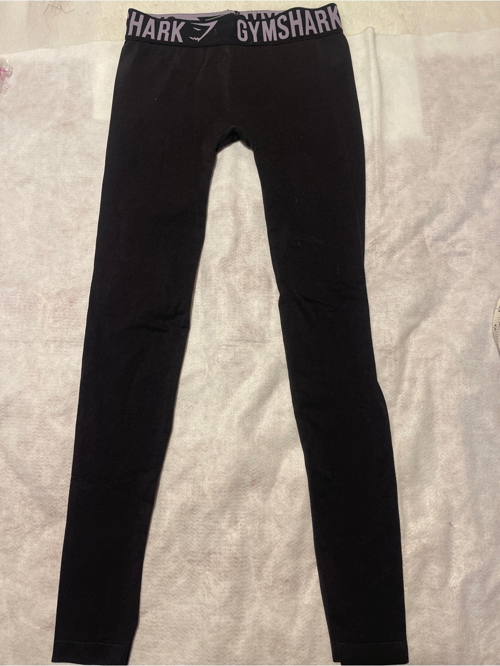 Gymshark Black Flex Seamless Highwaist Leggings-No Size Tag (Fits like XS/S)